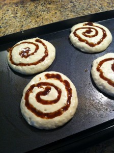 cinnamon swirl pancakes