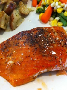 brown sugar glazed salmon