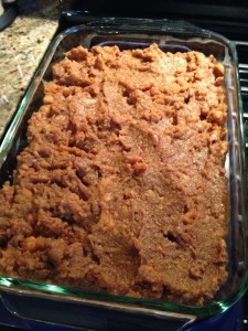 sweet potato casserole (version 1)