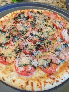 garlic chicken pizza