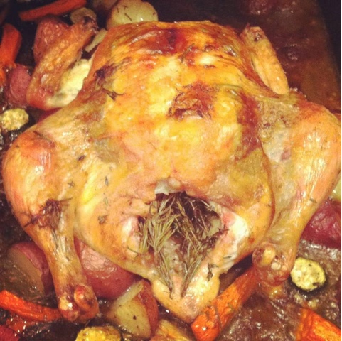 oven roasted fresh herb chicken