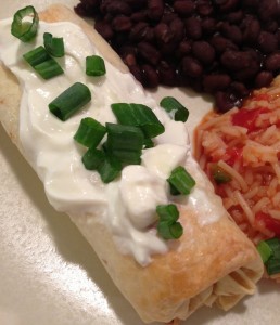 baked chicken chimichangas