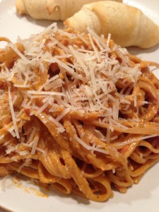 sun-dried tomato pesto pasta