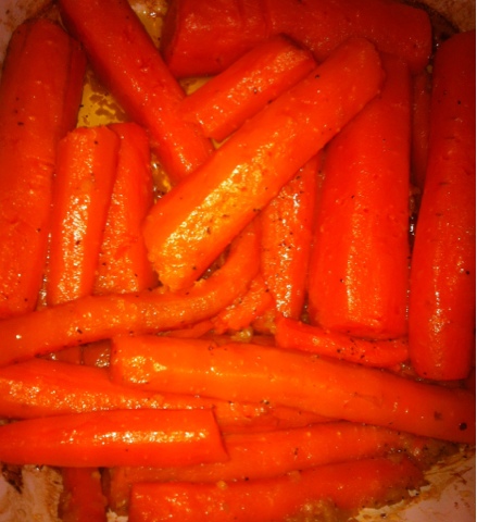 ginger garlic carrots
