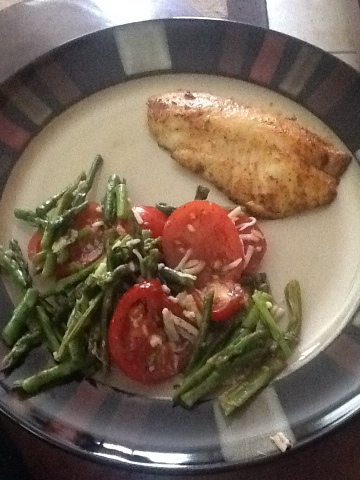 asparagus and tomato summer salad