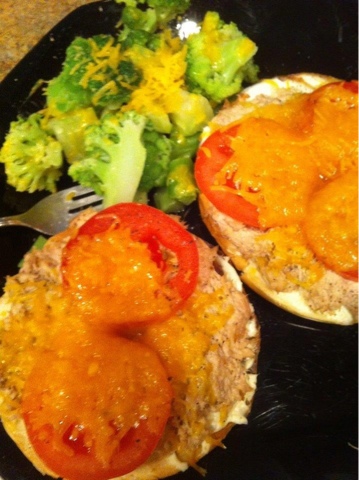 easy cheesy tuna melts