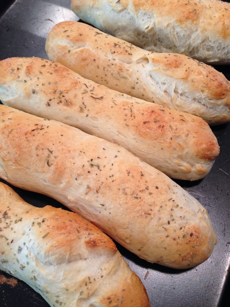 Bread machine breadsticks